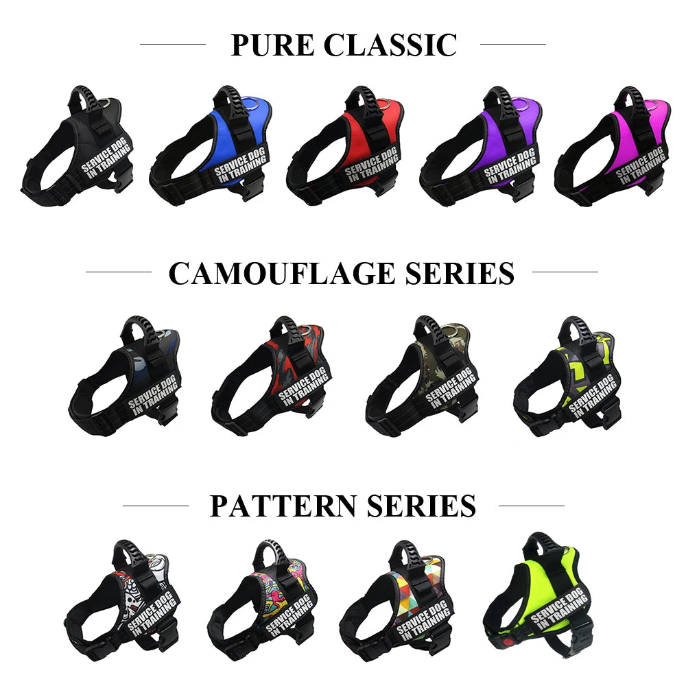 Dog harness Nylon Adjustable for dogs vest collar small large Chihuahua husky dog accessories dropshipping