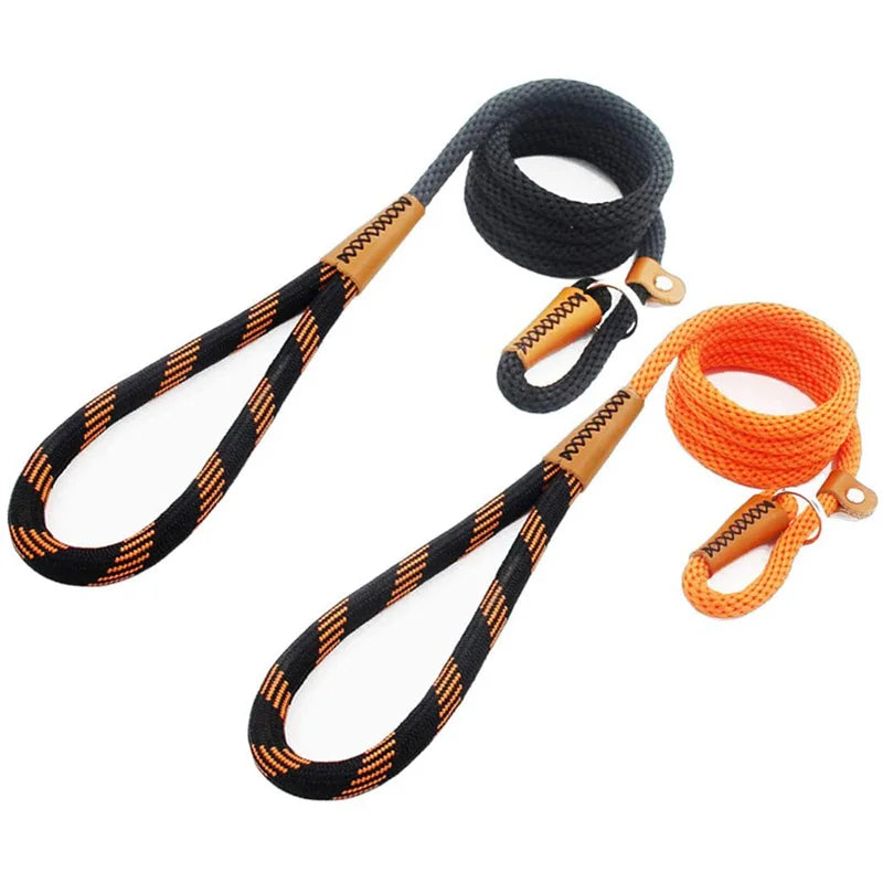 Dog Leashes Outdoor Travel Dogs Training Chain Heavy Duty Soft Handle Lead for Greater Control Safety Training  Pet Leash