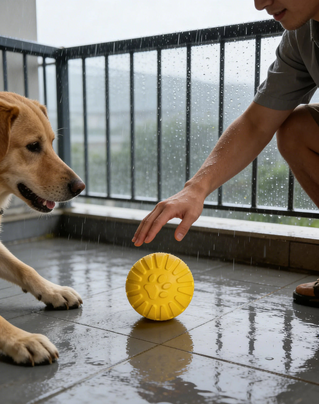 Dog Toy for Large Dogs, Interactive Ring, Golden Retriever, Labrador Ring, Dog Ball, Teeth Grinding, Bite-Resistant, Dog Boredom Relief Toy