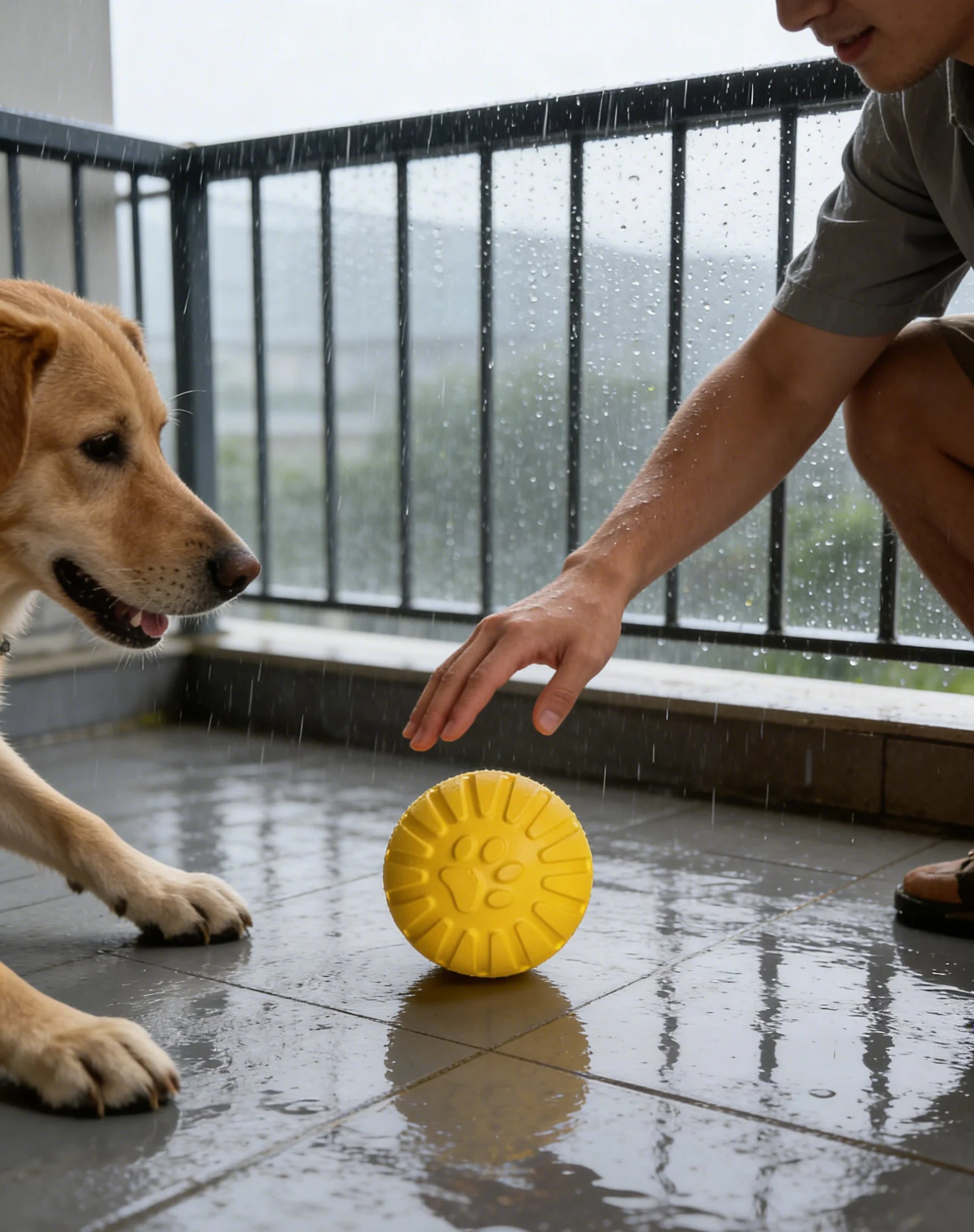 Dog Toy for Large Dogs, Interactive Ring, Golden Retriever, Labrador Ring, Dog Ball, Teeth Grinding, Bite-Resistant, Dog Boredom Relief Toy