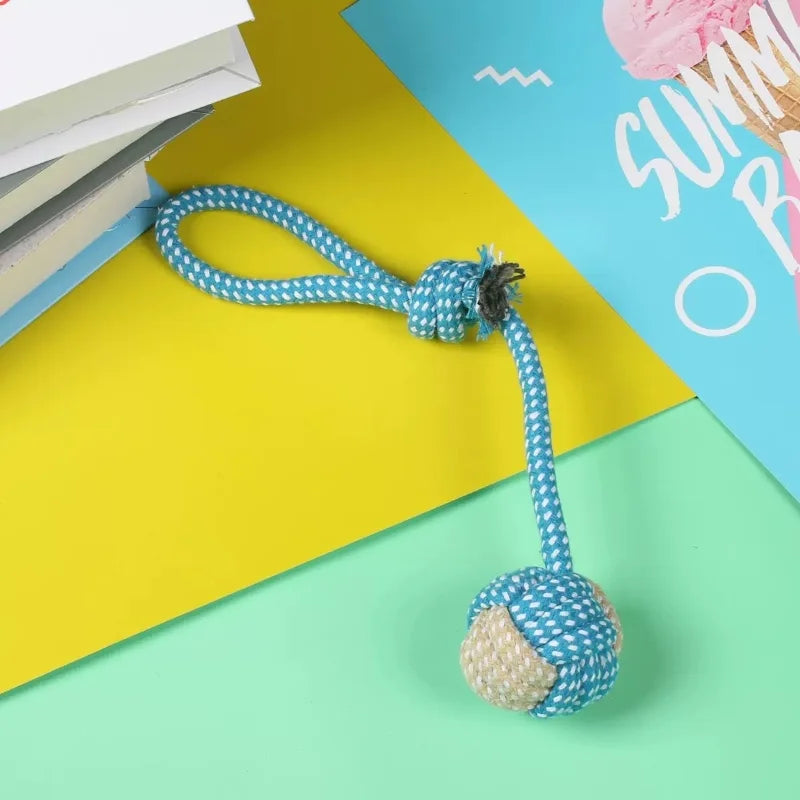 Pet Dog Toys for Large Small Dogs Toy Interactive Cotton Rope Mini Dog Toys Ball for Dogs Accessories Toothbrush Chew Puppy Toy