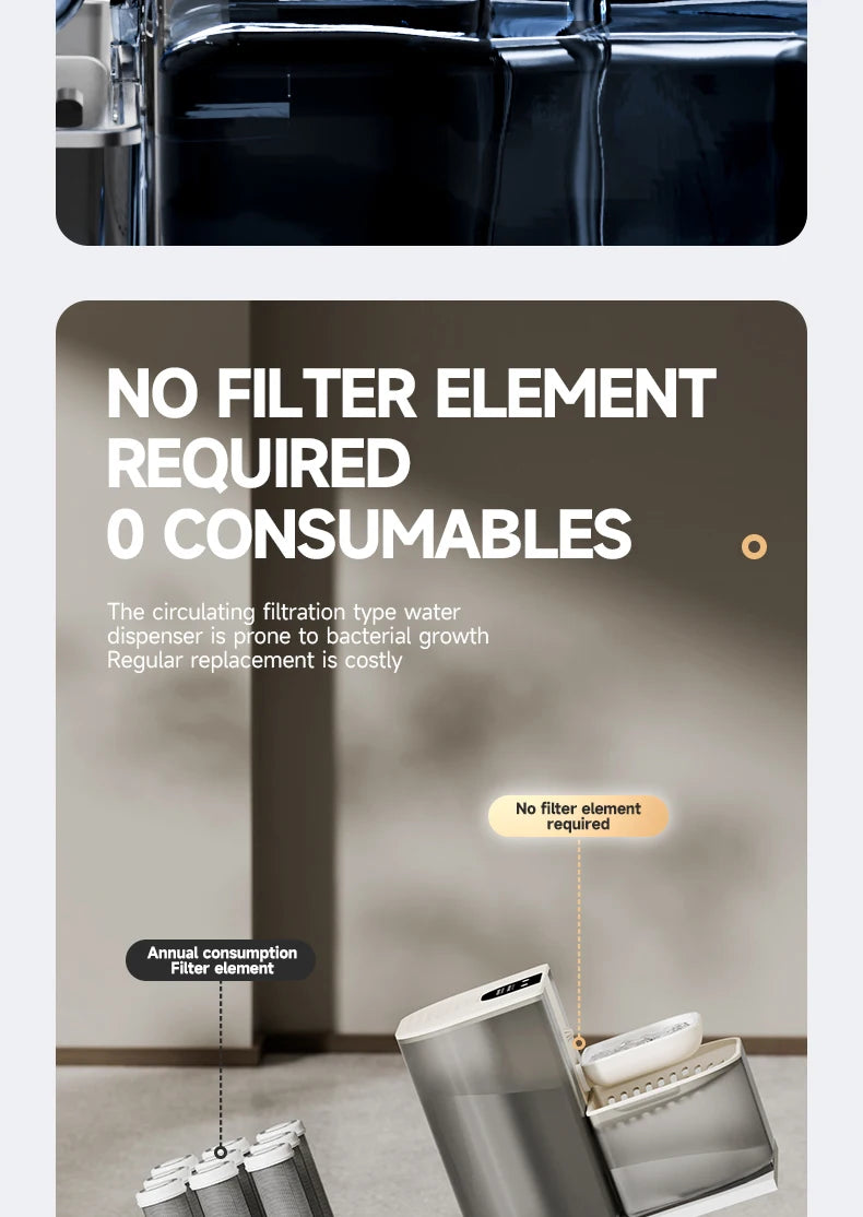 Water Fountain For Ceramic Cats: 28°C Heated Dual-Tank Design for Constant Fresh Water & Wireless remote Use 4.5L Cat Water Feed