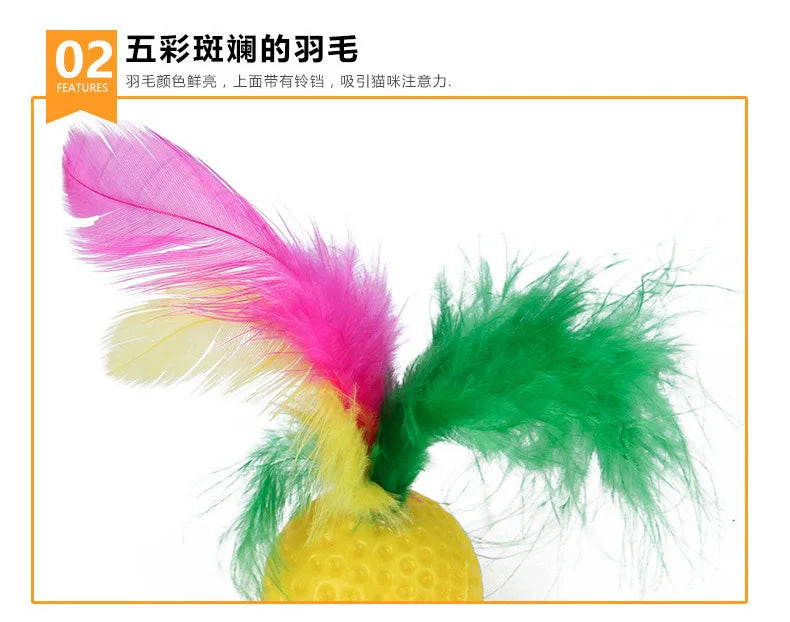 Cat Toy Set Interactive Play Kitten Toys for Indoor Cats Fun Exercise Entertainment Pet Fishing Rod Teaser Wand Plush Mouse