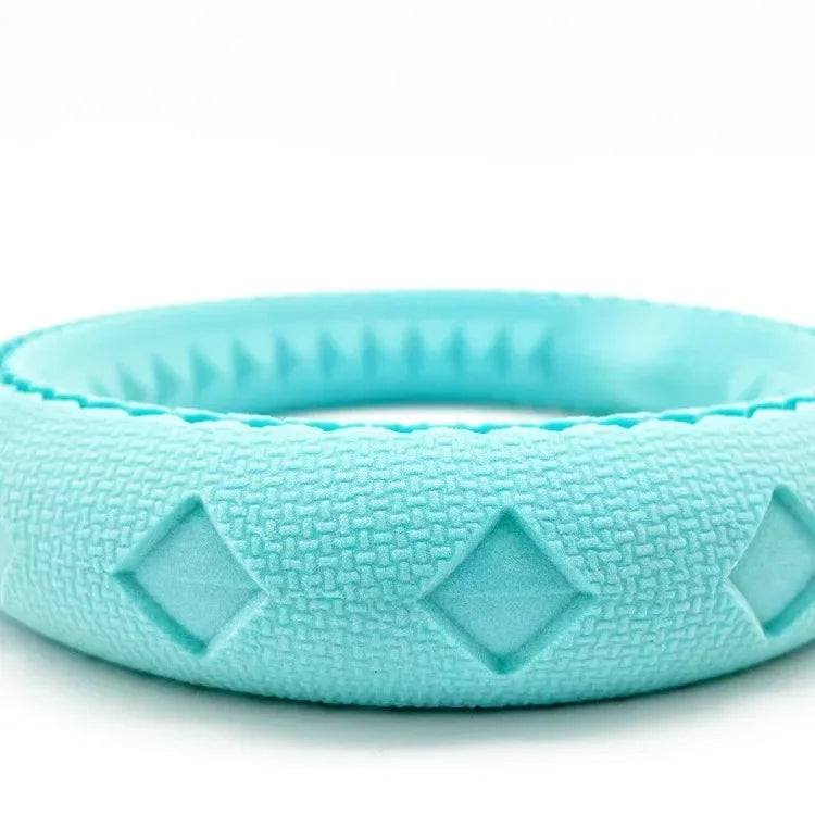 Dog Ring Toys Durable Chewing Flying Floating Training Tools Fetch Throwing Interactive Toys For Small Medium Large Dogs