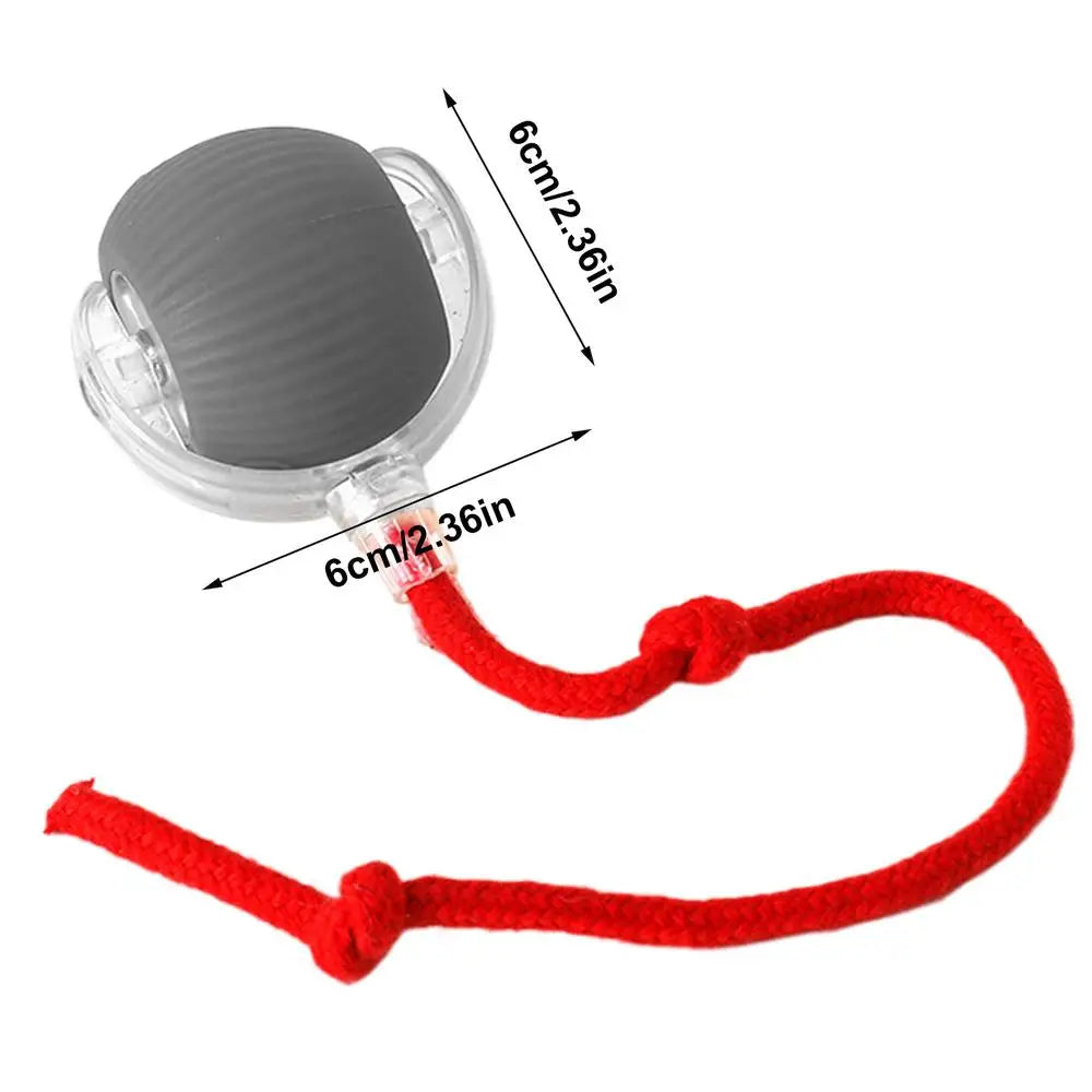 Dog and cat toys, ball, durable, self-entertainment, with rope, cat teaser ball, pet supplies, jumping ball, thud pet toys