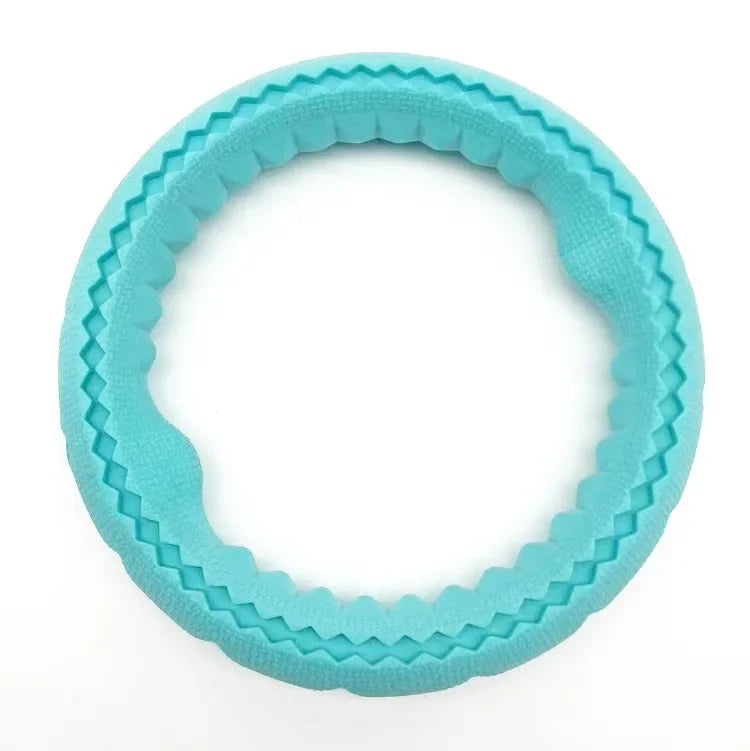 Dog Ring Toys Durable Chewing Flying Floating Training Tools Fetch Throwing Interactive Toys For Small Medium Large Dogs