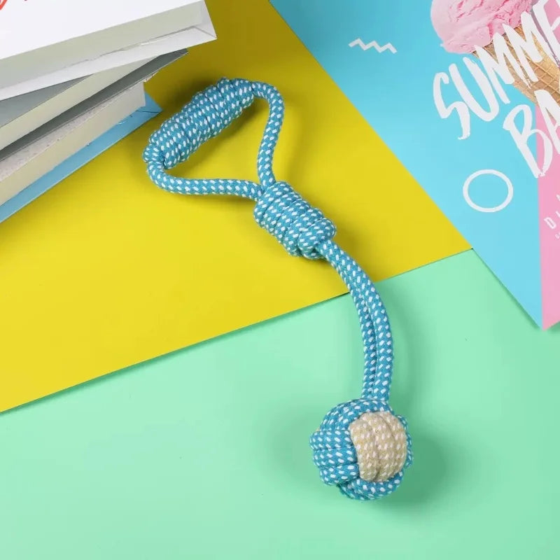 Pet Dog Toys for Large Small Dogs Toy Interactive Cotton Rope Mini Dog Toys Ball for Dogs Accessories Toothbrush Chew Puppy Toy