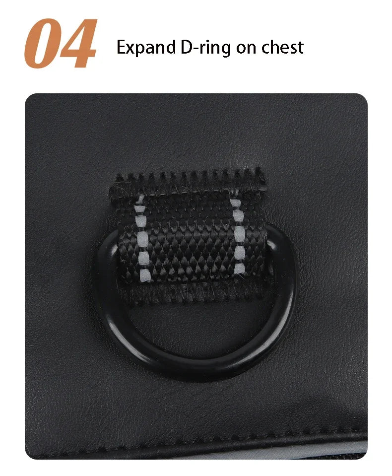 Dog Harness,No Pull Harness,Reflective No-Choke Pet PU Vest,Adjustable Soft Padded Pet Vest with Handle for Small To Large Dogs