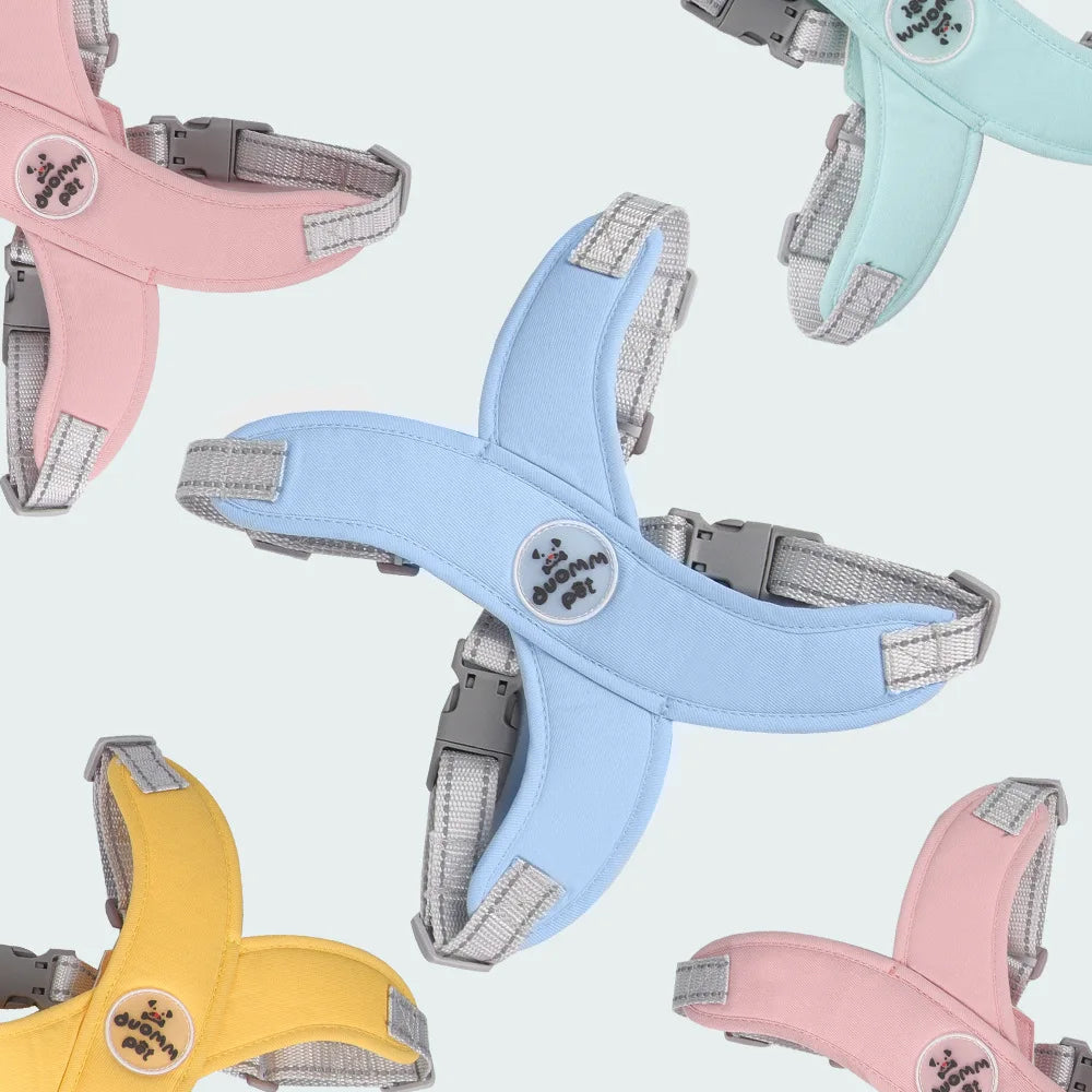 Dog Harness and Leash Set Adjustable No-Pull Pet Harness for Small/Medium Dogs, Comfortable & Secure for Walking