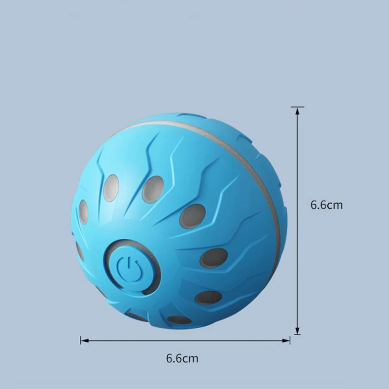 Automatic rolling ball dog and cat toys, durable dog chew ball toys, interactive cat and dog ball toys
