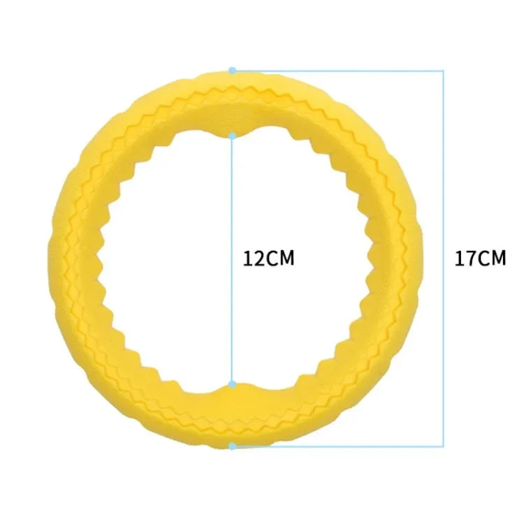 Dog Ring Toys Durable Chewing Flying Floating Training Tools Fetch Throwing Interactive Toys For Small Medium Large Dogs