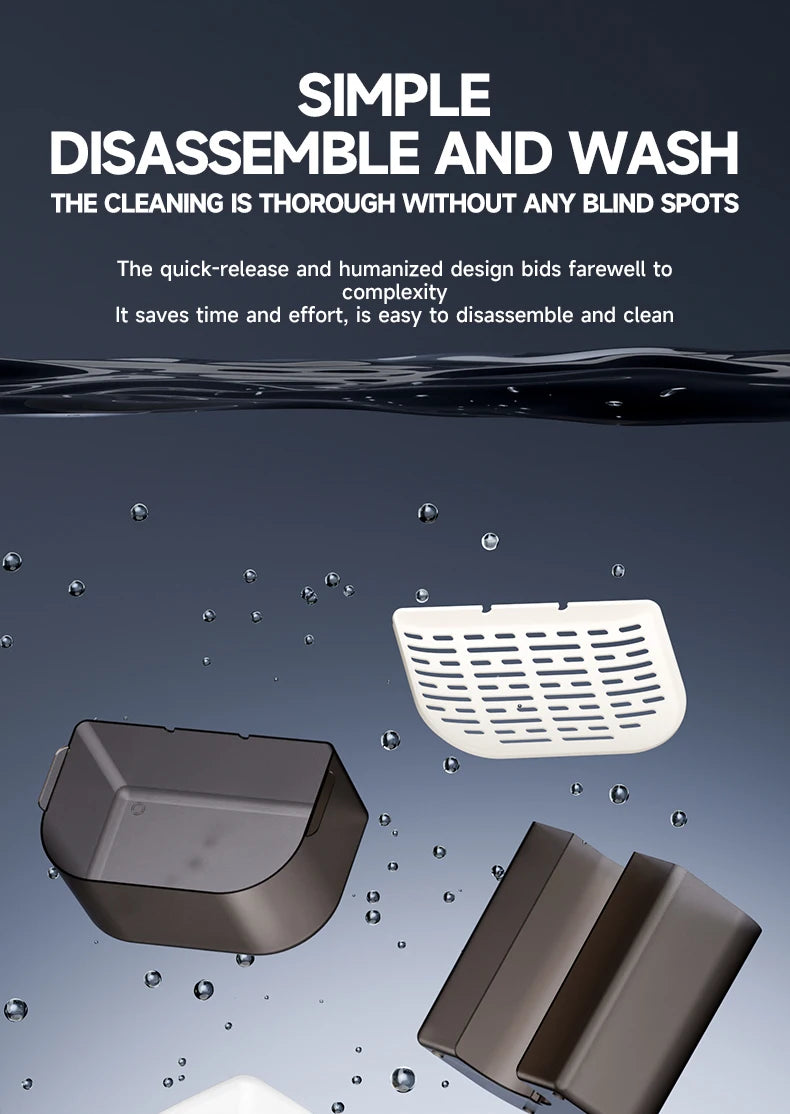 Water Fountain For Ceramic Cats: 28°C Heated Dual-Tank Design for Constant Fresh Water & Wireless remote Use 4.5L Cat Water Feed