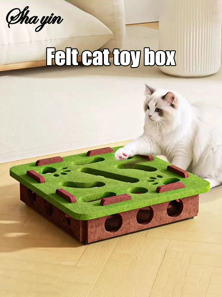 Cat Toys Are A Great Tool For Relieving Boredom, Cats, Pets, Puzzle Puzzles, Mazes, Digging Holes, Felt Boxes