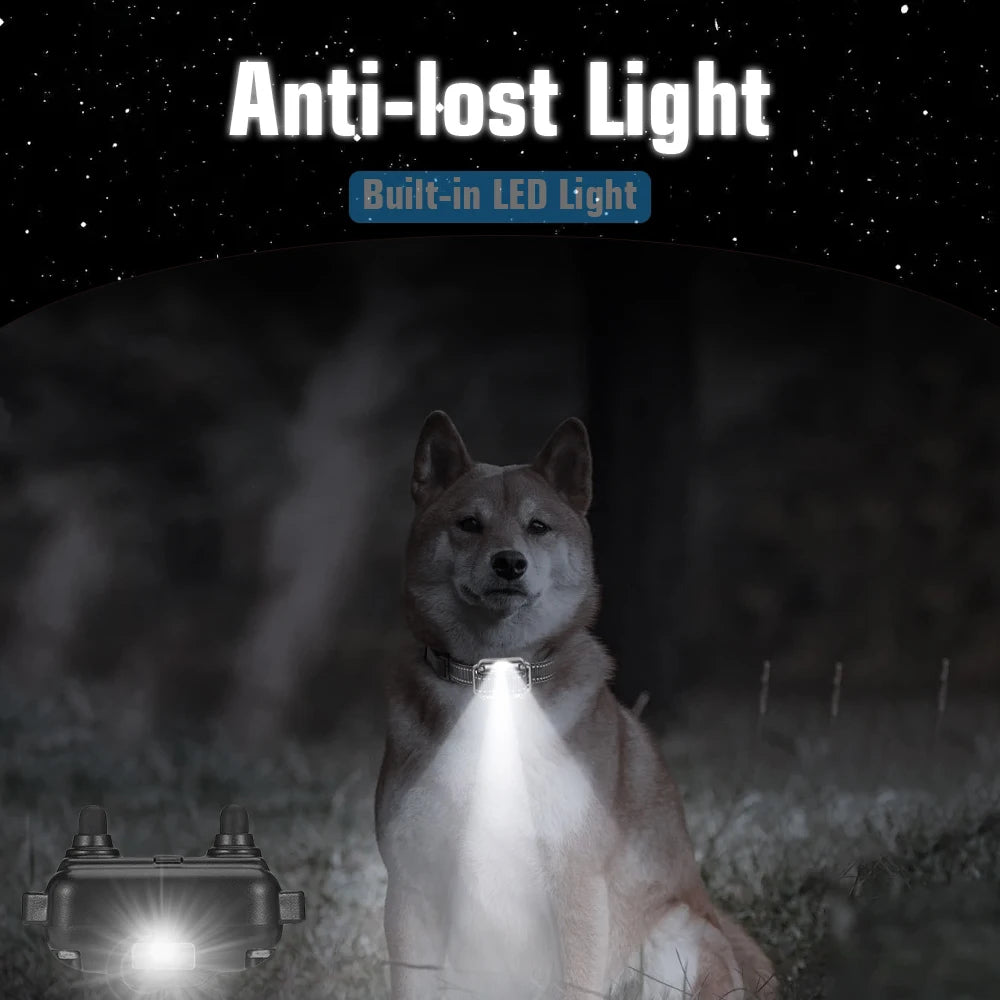 Dog Training Collar with Remote, IP67 Waterproof Dog Shock Collars, 3 Dogs, Large, Medium, Small Dogs, Rechargeable E Collars