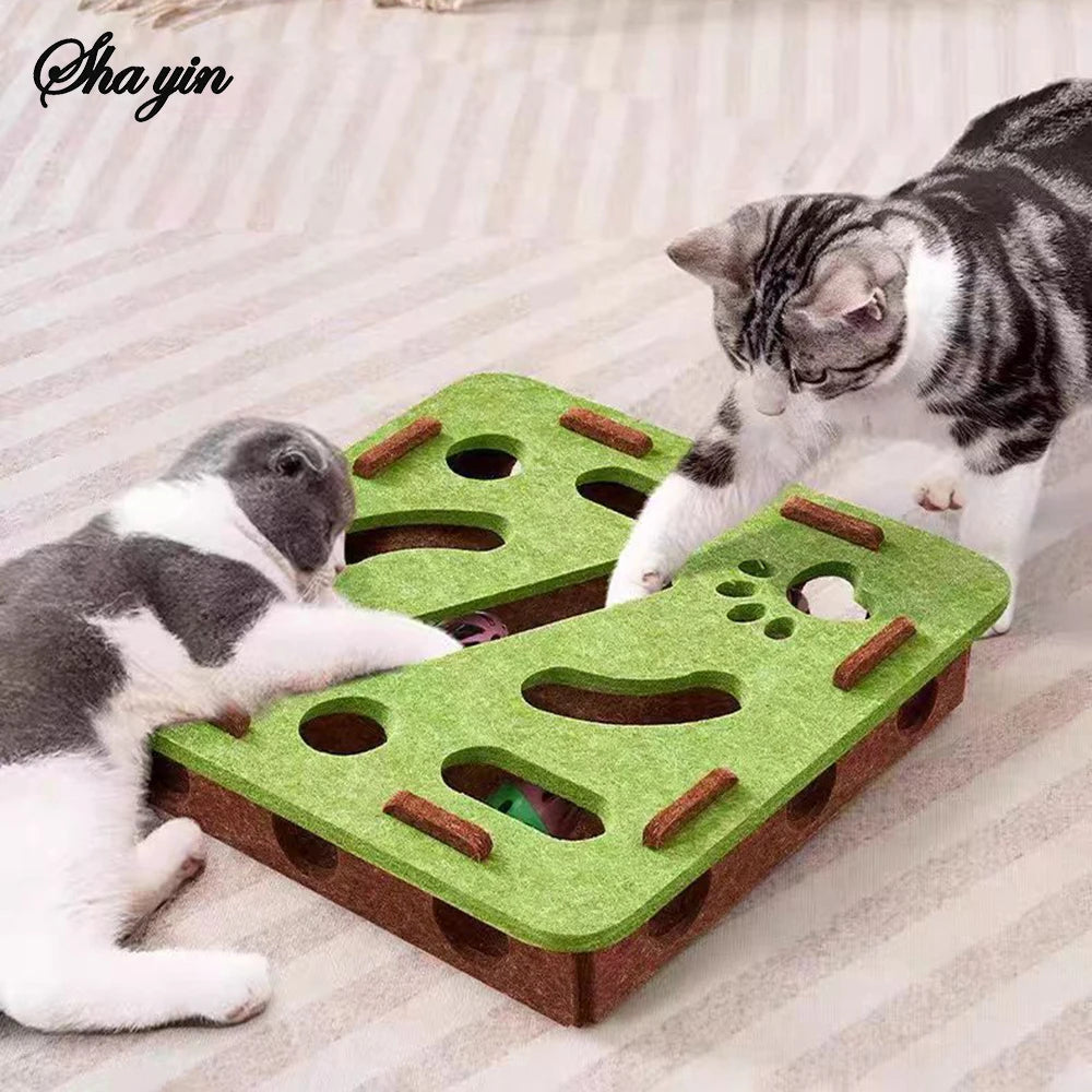 Cat Toys Are A Great Tool For Relieving Boredom, Cats, Pets, Puzzle Puzzles, Mazes, Digging Holes, Felt Boxes