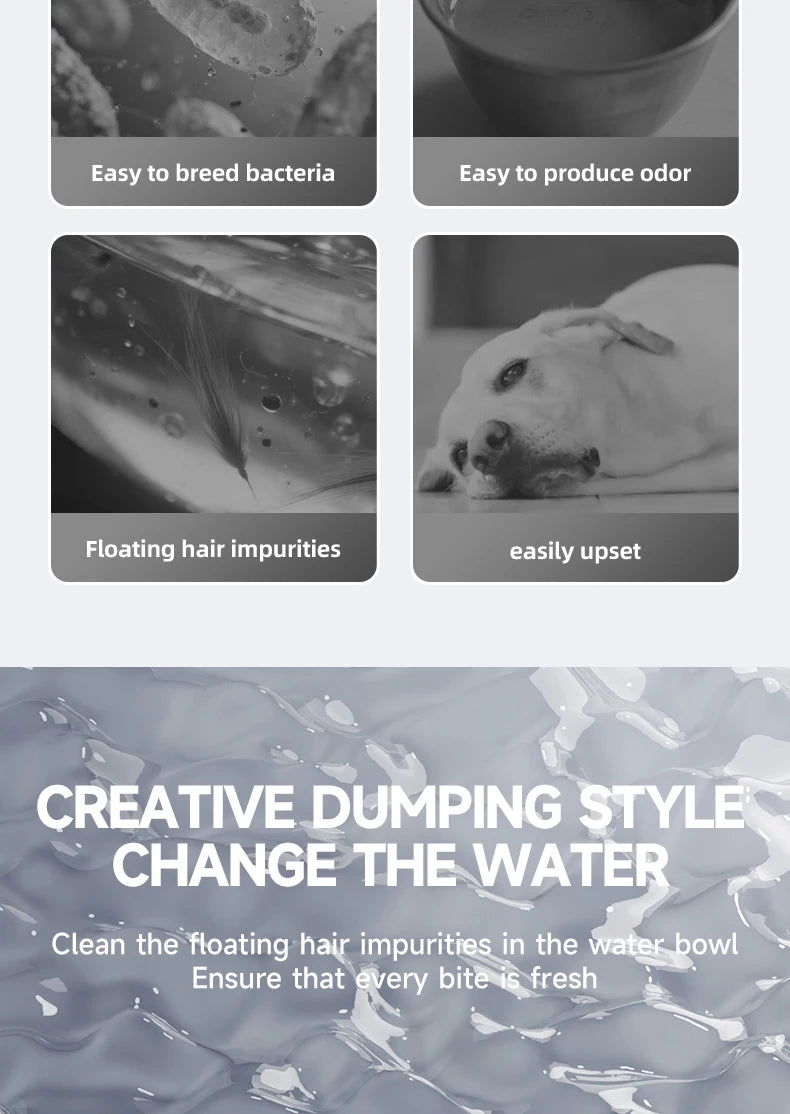 Water Fountain For Ceramic Cats: 28°C Heated Dual-Tank Design for Constant Fresh Water & Wireless remote Use 4.5L Cat Water Feed