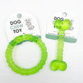 Pet dog toys, interactive, bite resistant, relieve boredom, clean teeth, rubber bones, rubber rings, suitable for small dogs