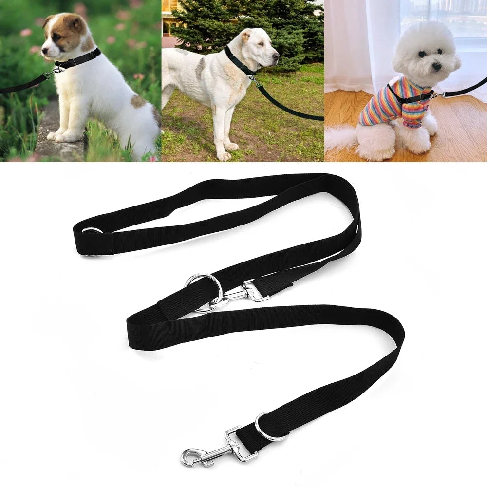 2.5M Outdoor Dog Leashes Dog Chain Control Dog Lead Leash Adjustable Training Double Ended Police Style Safety Pet Dogs Walking