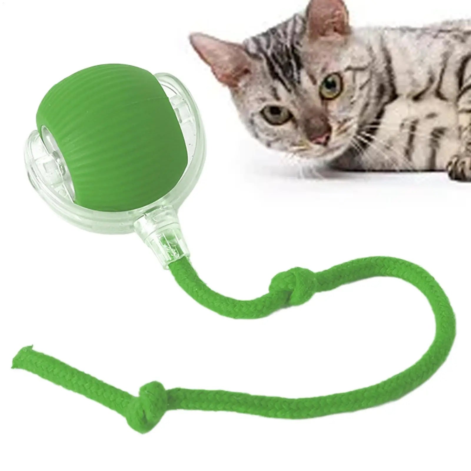 Dog and cat toys, ball, durable, self-entertainment, with rope, cat teaser ball, pet supplies, jumping ball, thud pet toys