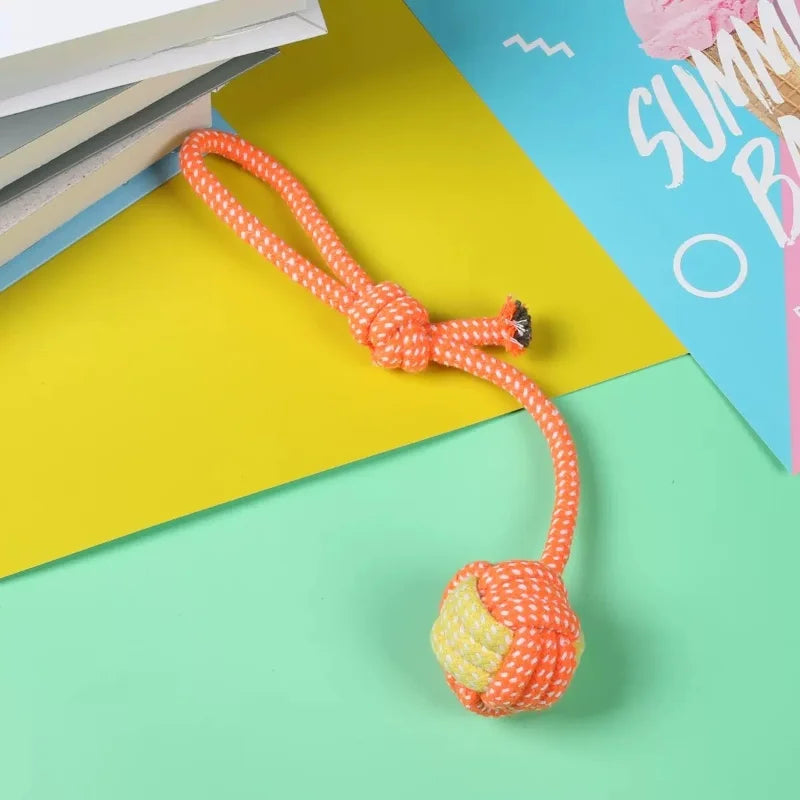 Pet Dog Toys for Large Small Dogs Toy Interactive Cotton Rope Mini Dog Toys Ball for Dogs Accessories Toothbrush Chew Puppy Toy