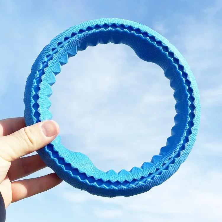Dog Ring Toys Durable Chewing Flying Floating Training Tools Fetch Throwing Interactive Toys For Small Medium Large Dogs