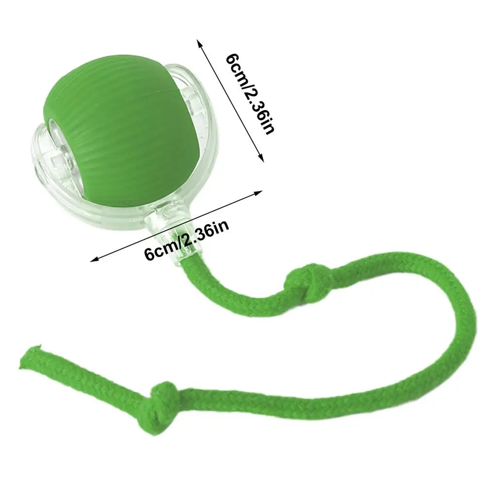 Dog and cat toys, ball, durable, self-entertainment, with rope, cat teaser ball, pet supplies, jumping ball, thud pet toys